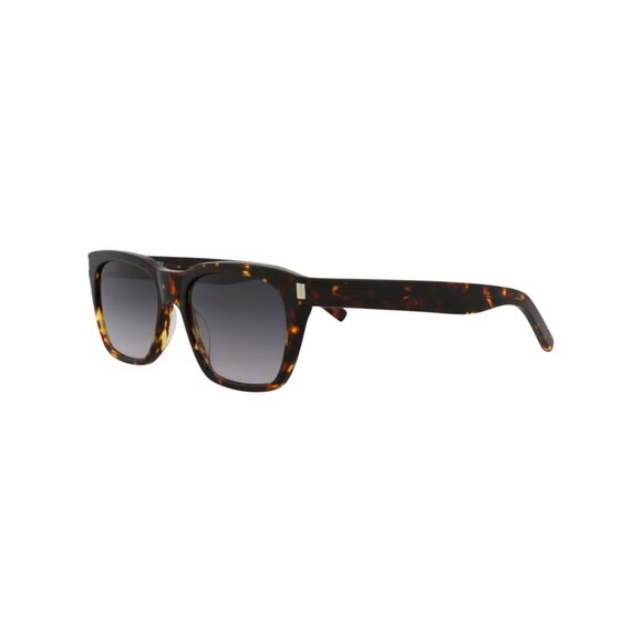 Saint Laurent Square-Frame Recycled Acetate Sunglasses Brown Mens - Picture 2 of 6